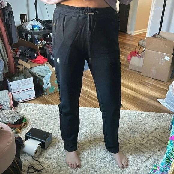Homme + Femme Signature Track Pants Black Size M NWT - Picture 2 of 9